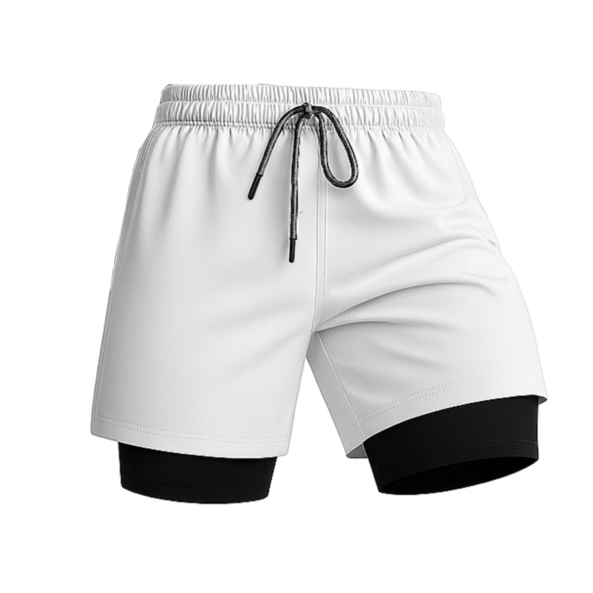Boxhero Short de Bain 3-en-1 à Séchage Rapide avec Doublure de Compression