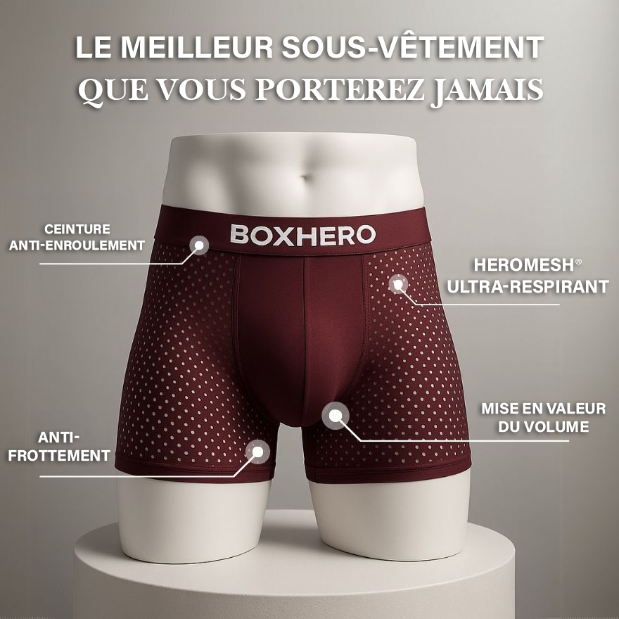 Boxers réinventés : un confort durable qui accompagne vos mouvements